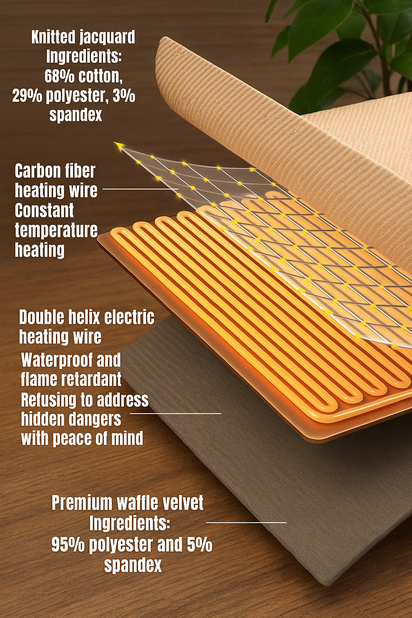 Premium Wearable Heating Blanket – Ultra-Soft, USB, and Rechargeable Warmth On-the-Go